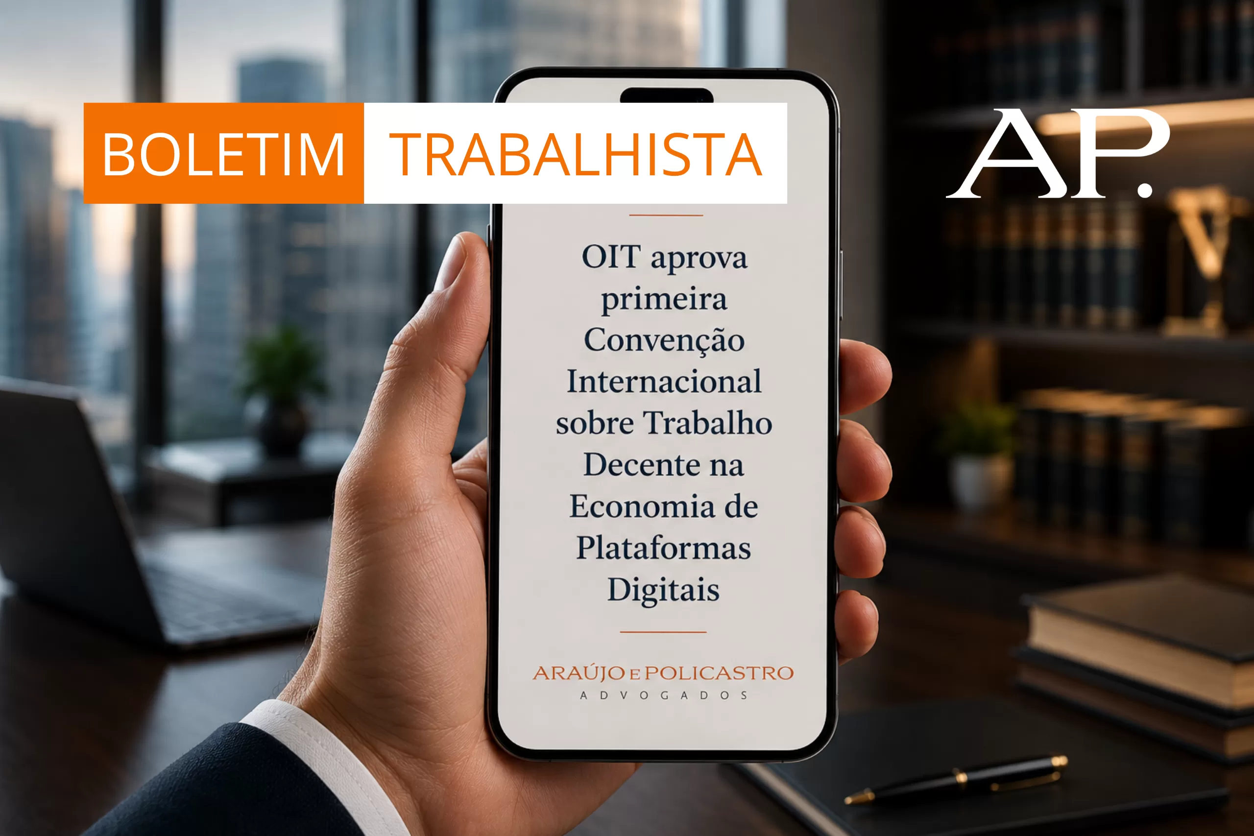 OIT aprova primeira Convenção Internacional sobre Trabalho Decente na Economia de Plataformas Digitais